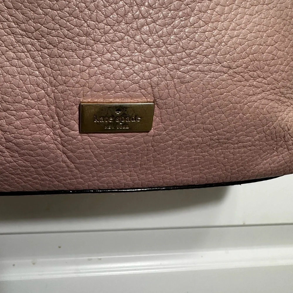 Kate Spade Prospect Place Kaia Pink Pebbled Leather Hobo Shoulder Crossbody Bag
